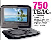 Teac 7" Portable DVD Player