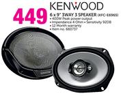 Kenwood 6x9" 3 Way 3 Speaker KFC-E6965