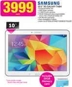 Samsung 10.1" 3G Galaxy Tab4