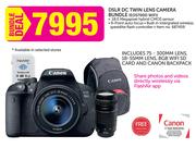Canon DSLR DC Twin Lens Camera Bundle EOS700D WIFI