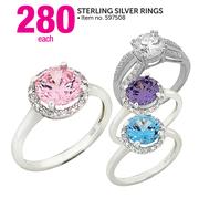 Sterling Silver Rings-Each
