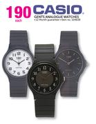 Casio Gents Analogue Watches-Each