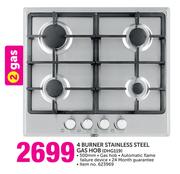 Defy 4 Burner Stainless Steel Gas Hob DHG119