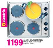 Defy 600mm Stainless Steel Solid Hob WCP DHD35