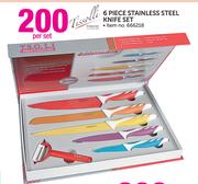 Tissolli 6-Piece Stainless Steel Knife Set-Per Set