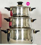 Mainstays 6-Piece Stainless Steel Cookware Set