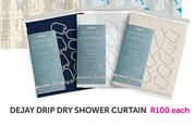 Dejay Drip Dry Shower Curtain-Each