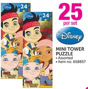Disney Mini Tower Puzzle Assorted-Per Set