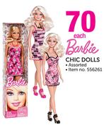 Barbie Chic Dolls Assorted-Each