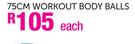 Trojan 75cm Workout Body Balls-Each