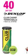Dunlop Club Champ Tennis Balls-Per Can