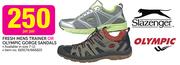 Slazenger Fresh Mens Trainer Or Olympic Gorge Sandals-Per Pair