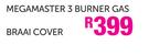 Megamaster 3 Burner Gas Braai Cover