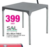 Sal Outdoor Table-80x80cm