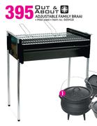 Out & About Adjustable Family Braai