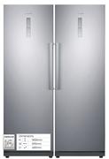 Samsung 277ltr Metallic Freezer RZ28H615OSS & 350ltr Metallic Fridge RR35H611OSS