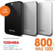 Toshiba 2.5" 1TB HDD V7-Each