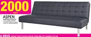 Aspen Sleeper Couch 77x180x92Cm-Each