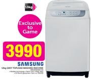 Samsung 13Kg Grey TopLoad Washing Machine WA13F5SUWY FA
