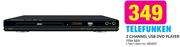 Telefunken 2 Channel USB DVD Player TDV322