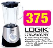 Logik 1.5L Glass Blender