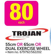 Trojan 55cm Or 65cm Or Dual Exercise Wheel-Each