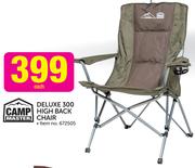 Camp Deluxe 300 High Back Chair-Each