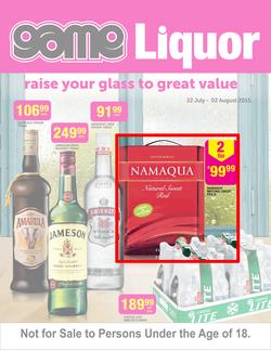Game : Liquor (22 Jul - 2 Aug 2015), page 1