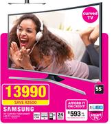 Samsung 55" Curved Tizen Smart LED TV 55J6300