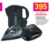Sunbeam 3 Piece Black Starter Pack-Per Set