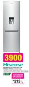 Hisense 359Ltr Metallic Silver Bottom Freezer Fridge H359BME-WD