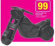 Black Ride On Scooter