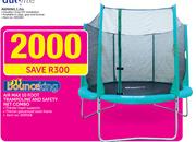 Bounceking Air Max 10 Foot Trampoline And Safety Net Combo