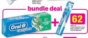 Oral-B Toothpaste-75ml And Expert Soft Toothbrush