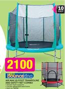 Bounceking Air Max 10 Foot Trampoline And Safety Net Combo