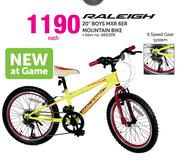 Raleigh 20" Boys MXR 6ER Mountain Bike-Each