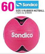 Sondico Size 5 Rubber Netball