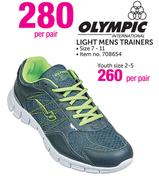 Olympic Light Mens Trainers Size 7-11-Per Pair