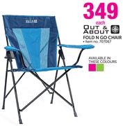 Out & About Fold N Go Chair-Each