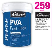 Homestead 20L Fast Hide White PVA