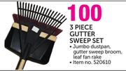 3 Piece Gutter Sweep Set