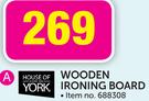 House Of York Wooden Ironing Board