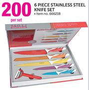 Tissolli 6 Piece Stainless Steel Knife Set-Per Set
