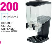 Mainstays Double Cereal Dispenser