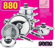 Tissolli Tango 12 Piece Stainless Steel Cookware Set