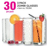Fng 3 Pack Zombi Glasses-Per Pack