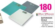 Pure Pleasure Bathroom Scale-Each
