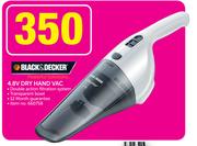 Black & Decker 4.8V Dry Hand Vac