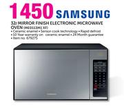 Samsung 32Ltr Mirror Finish Electronic Microwave Oven ME0113M1 XF
