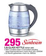 Sunbeam 1.8Ltr Glass Kettle SDGK-180